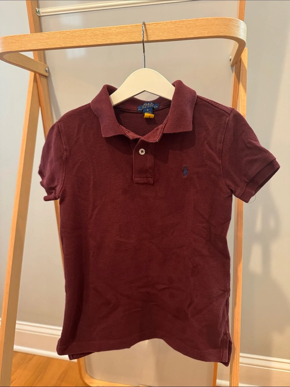 Ralph Lauren Kids Burgundy Polo Shirt